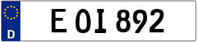 Truck License Plate